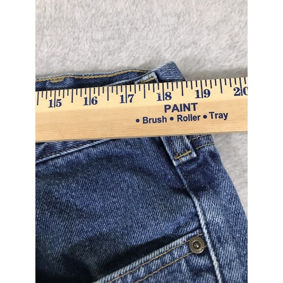 Carhartt Jeans Mens 38x32 B480 DVB Straight Traditional Fit Denim Workwear - Picture 9 of 13